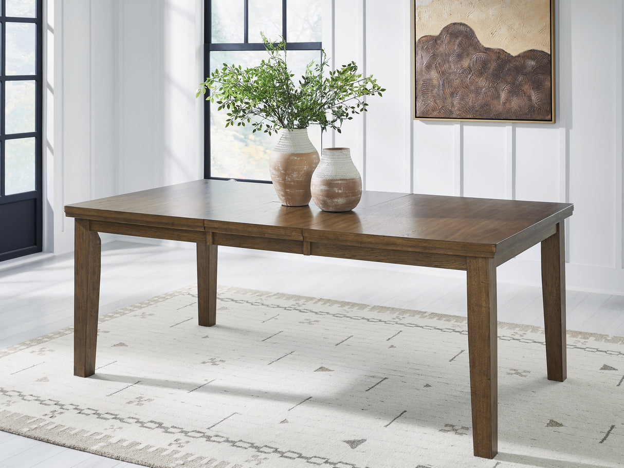 Urbinforte Light Brown Dining Extension Table from Ashley - Luna Furniture