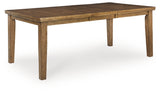 Urbinforte Light Brown Dining Extension Table from Ashley - Luna Furniture