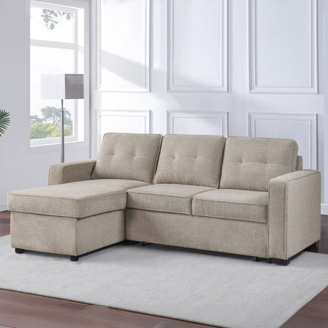 Noah Tan Flippable Convertible Storage Sleeper Chofa from Steve Silver - Luna Furniture