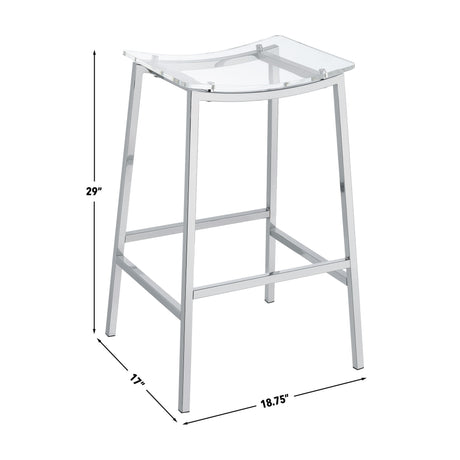 Zena 30″ Backless Bar Stool from Steve Silver - Luna Furniture