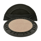 Rylie Black 48" Round Counter Dining Table with 4 Drawers and Game Top from Steve Silver - Luna Furniture