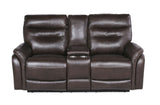 Fortuna Coffee Dual Power Reclining Loveseat from Steve Silver - Luna Furniture