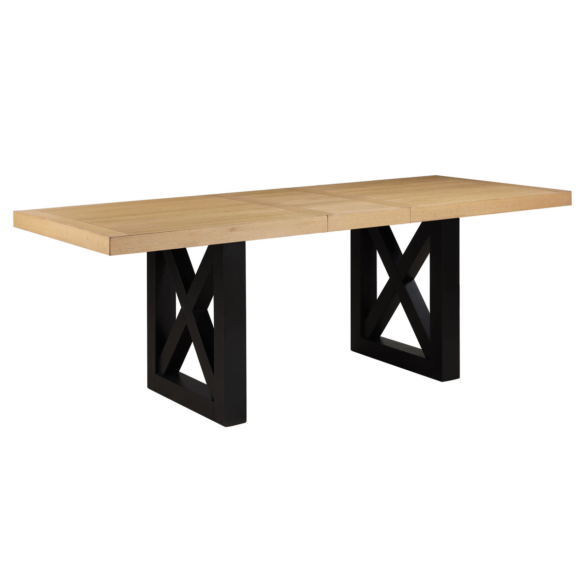 Magnolia 80-96-inch Counter Table w/18-inch Leaf, Black Base from Steve Silver - Luna Furniture