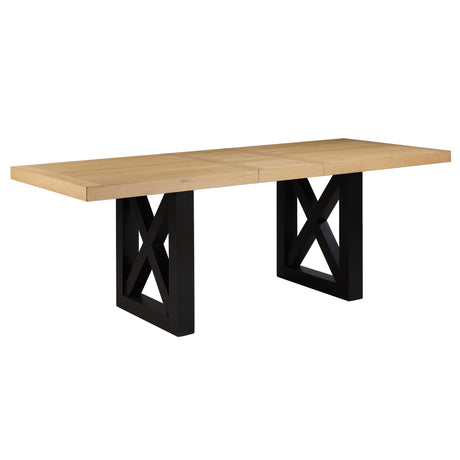 Magnolia 80-96-inch Counter Table w/18-inch Leaf, Black Base from Steve Silver - Luna Furniture