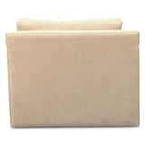 Maison Gianna Accent Chair in Oat Chenille Fabric from Home Trends & Design - Luna Furniture