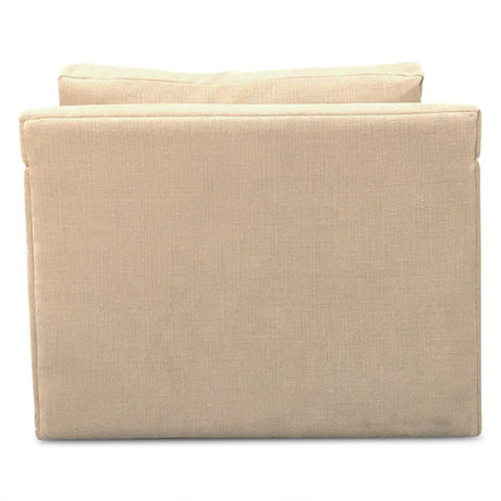 Maison Gianna Accent Chair in Oat Chenille Fabric from Home Trends & Design - Luna Furniture