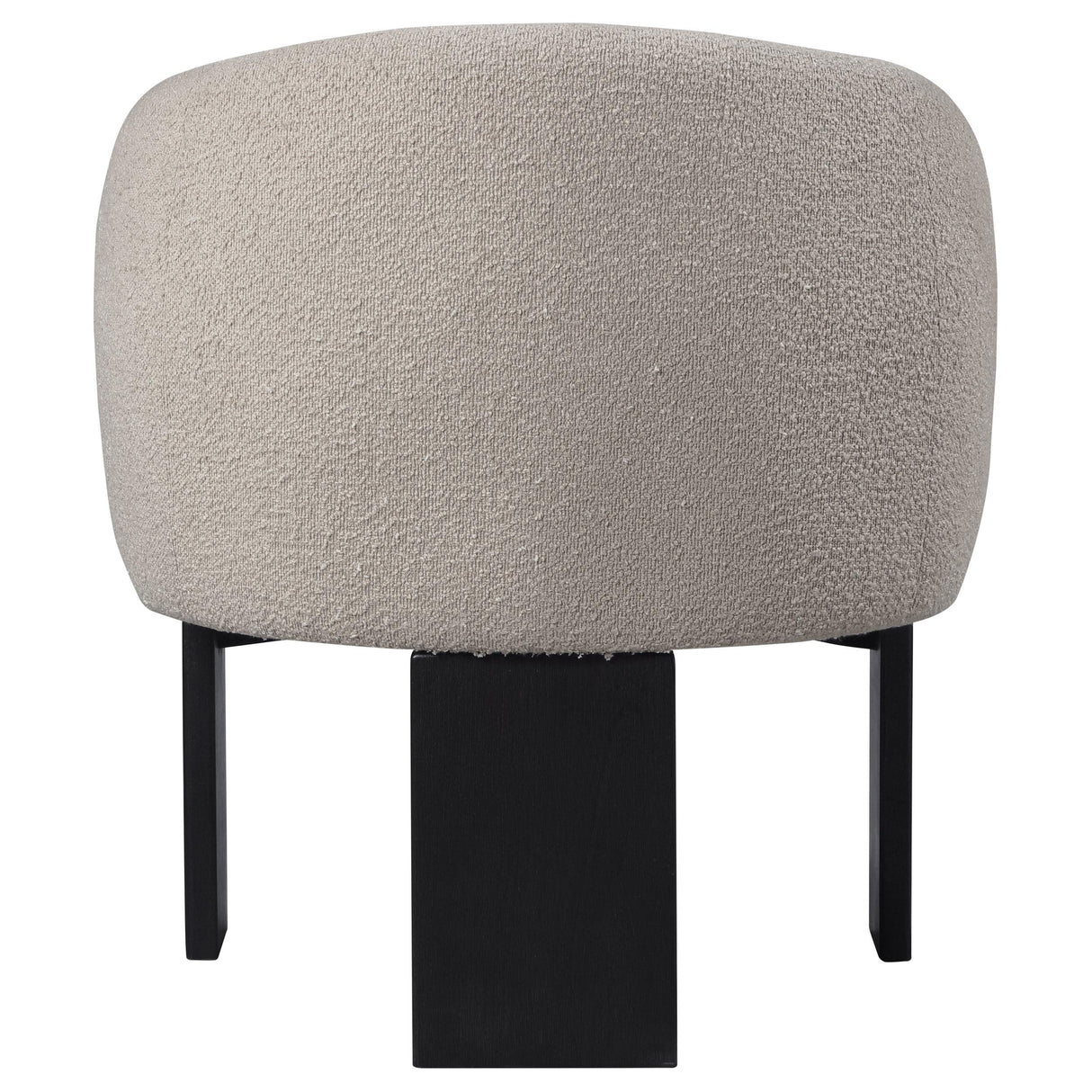 Valdez Beige Boucle Upholstered Barrel Back Accent Chair from Coaster - Luna Furniture
