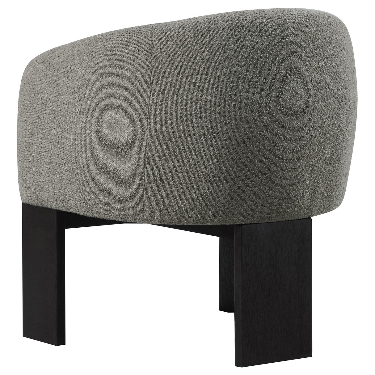 Valdez Brown Boucle Upholstered Barrel Back Accent Chair from Coaster - Luna Furniture