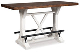 Valebeck Counter Height Dining Table and 4 Barstools from Ashley - Luna Furniture