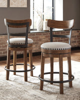 Valebeck Counter Height Dining Table and 4 Barstools in Brown from Ashley - Luna Furniture