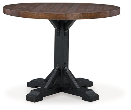 Valebeck Counter Height Dining Table and 6 Barstools from Ashley - Luna Furniture