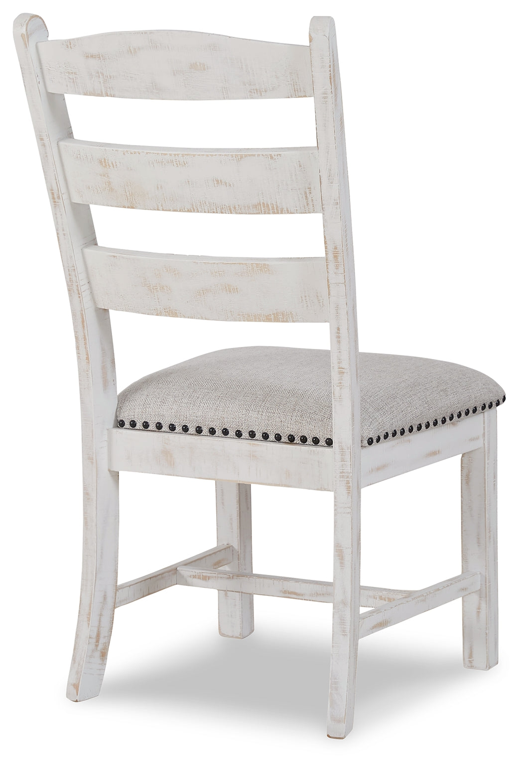 Valebeck Dining Table and 8 Chairs with Storage in White/Brown from Ashley Furniture - Luna Furniture