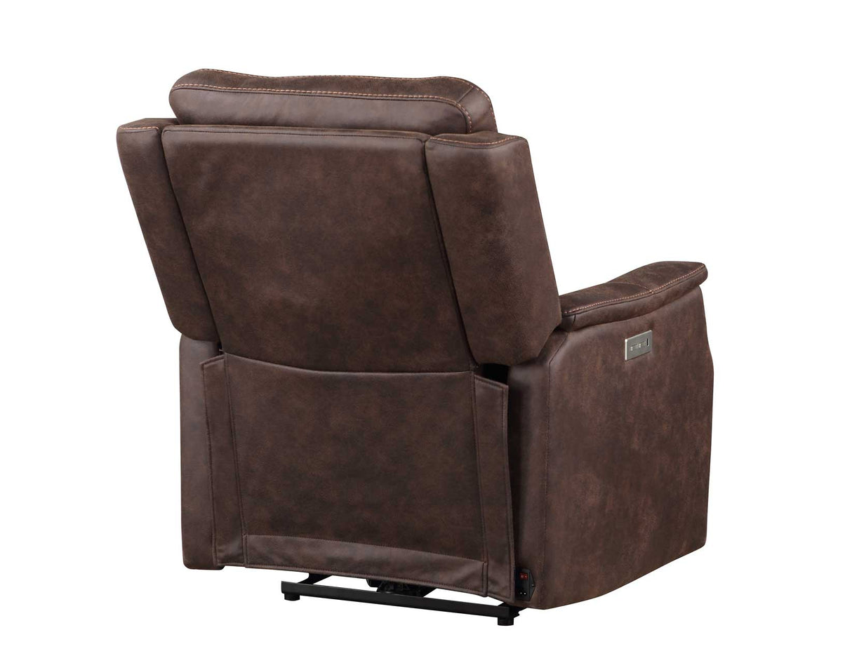 Valencia Walnut 3-Piece Dual Power Reclining Living Room Set from Steve Silver - Luna Furniture