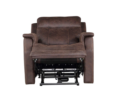 Valencia Walnut Dual-Power Recliner from Steve Silver - Luna Furniture