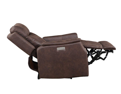 Valencia Walnut Dual-Power Recliner from Steve Silver - Luna Furniture