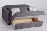 Valerie Diego Gray Sleeper Loveseat from Bellona - Luna Furniture