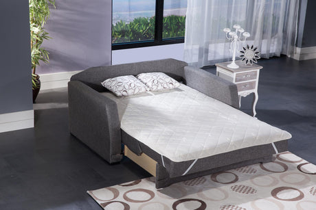 Valerie Diego Gray Sleeper Loveseat from Bellona - Luna Furniture