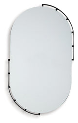 Valkings Black Accent Mirror (Set of 2) from Ashley - Luna Furniture