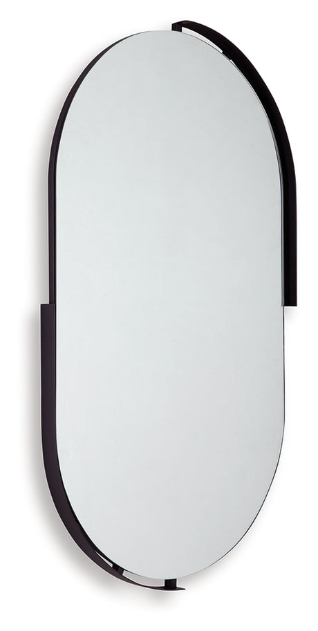 Valkings Black Accent Mirror (Set of 2) from Ashley - Luna Furniture