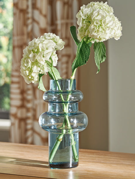 Vallmen Blue Vase from Ashley - Luna Furniture