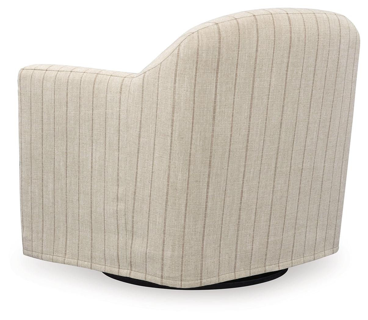 Valwick Cream/Brown Swivel Accent Chair from Ashley - Luna Furniture
