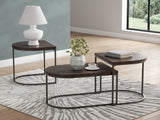 Vanmore Dark Brown Table (Set of 3) from Ashley - Luna Furniture
