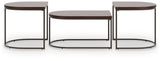 Vanmore Dark Brown Table (Set of 3) from Ashley - Luna Furniture
