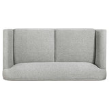 Vaughn Gray 2-Piece Fabric Upholstered Flared Arm Living Room Set from Coaster - Luna Furniture