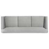 Vaughn Gray 2-Piece Fabric Upholstered Flared Arm Living Room Set from Coaster - Luna Furniture