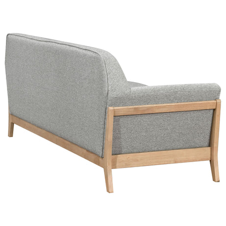Vaughn Gray Fabric Upholstered Flared Arm Sofa from Coaster - Luna Furniture