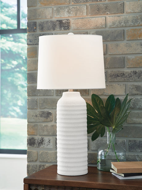 Vauville White Table Lamp (Set of 2) from Ashley - Luna Furniture
