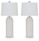 Vauville White Table Lamp (Set of 2) from Ashley - Luna Furniture