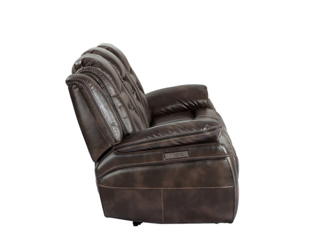 Oportuna Coffee Dual-Power Reclining Sofa w/Drop-Down Table from Steve Silver - Luna Furniture