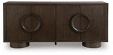 Veeda Dark Brown Accent Cabinet from Ashley - Luna Furniture