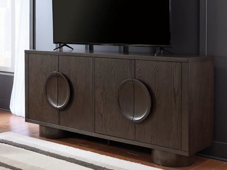 Veeda Dark Brown Accent Cabinet from Ashley - Luna Furniture