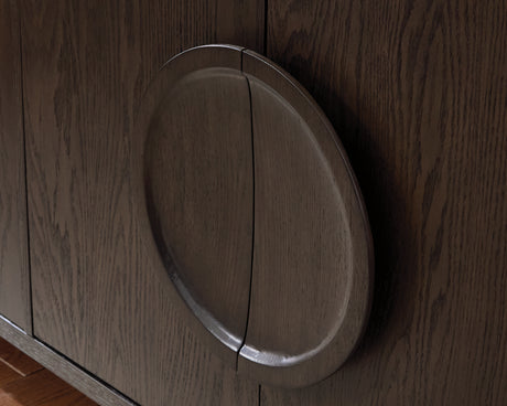 Veeda Dark Brown Accent Cabinet from Ashley - Luna Furniture