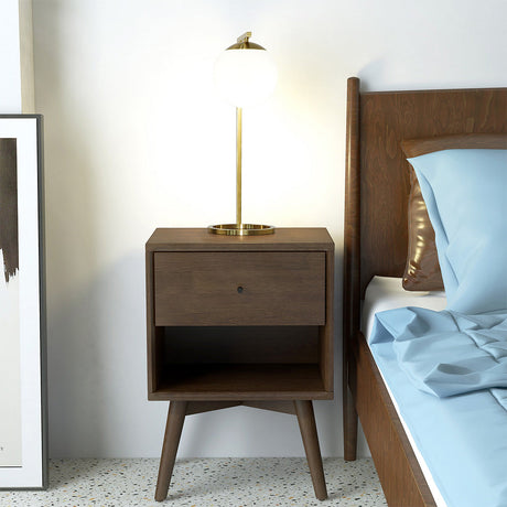 Velvet Globe Table Lamp White Opal Glass with Dimmer Switch Inline from Midinmod - Luna Furniture