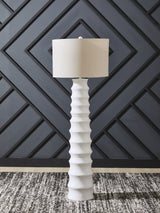 Veraleigh White Floor Lamp from Ashley - Luna Furniture
