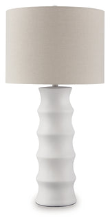 Veraleigh White Table Lamp from Ashley - Luna Furniture