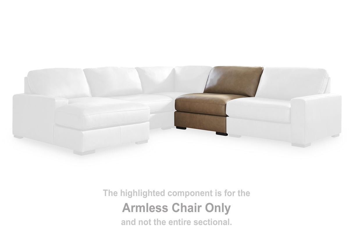 Veronella Sahara Armless Chair from Ashley - Luna Furniture