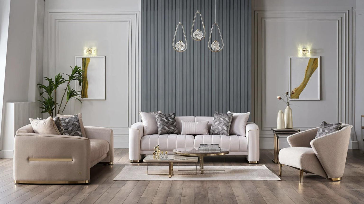 Veronica Silver Vizon Accent Chair from Bellona - Luna Furniture