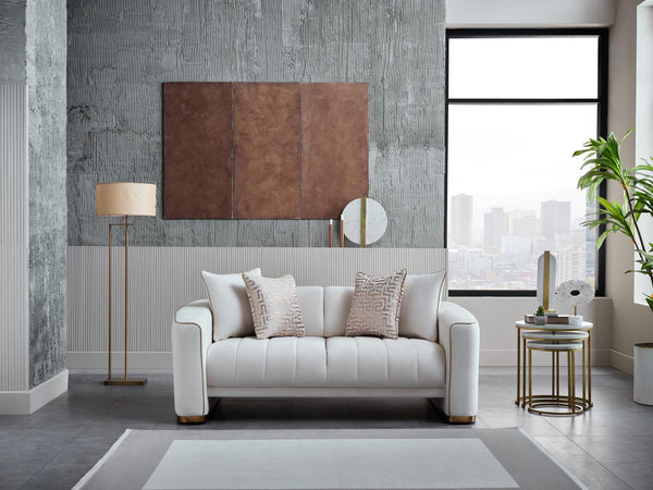 Veronica Merit Cream Loveseat