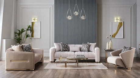 Veronica Silver Vizon Living Room Set from Bellona - Luna Furniture