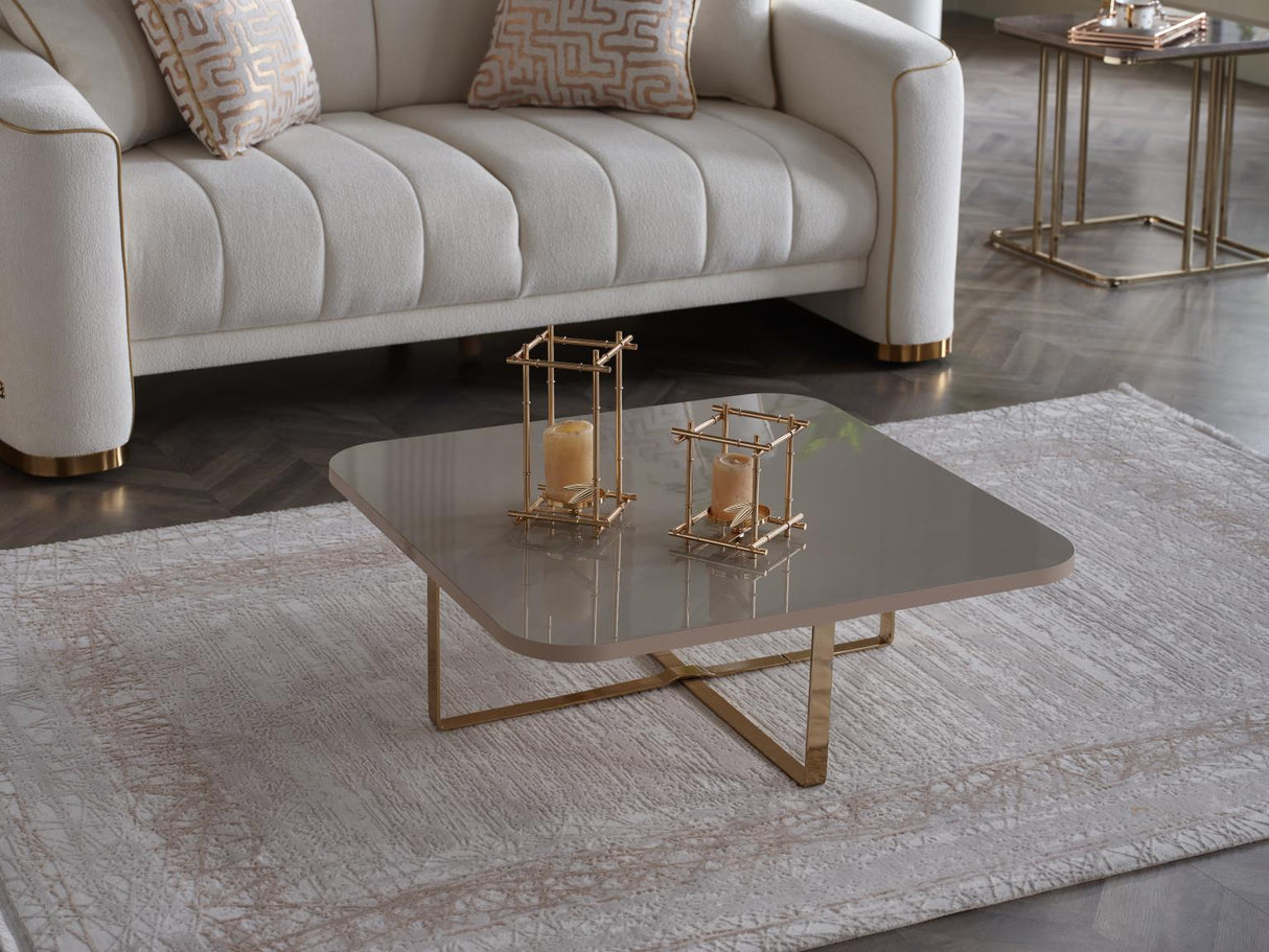 Veronica Square Coffee Table from Bellona - Luna Furniture