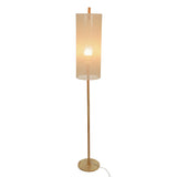 Vialux Floor Lamp - Oak and Natural from Ashcroft Furniture - Luna Furniture
