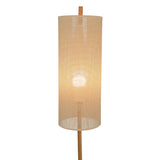 Vialux Floor Lamp - Oak and Natural from Ashcroft Furniture - Luna Furniture