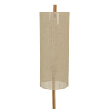 Vialux Floor Lamp - Oak and Natural from Ashcroft Furniture - Luna Furniture