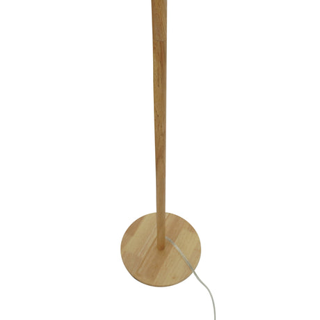 Vialux Floor Lamp - Oak and Natural from Ashcroft Furniture - Luna Furniture