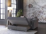 Victoria Valencia Gray Sleeper Loveseat from Bellona - Luna Furniture