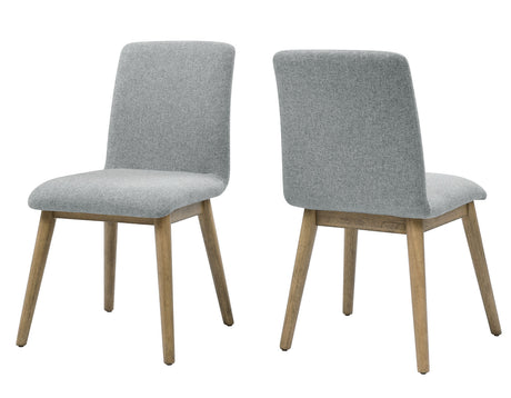 Vida Upholstered Side Chair, Gray from Steve Silver - Luna Furniture